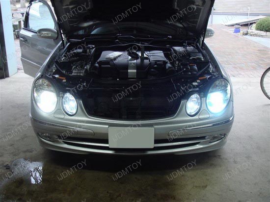 How to replace a headlight on a mercedes benz e320 #6